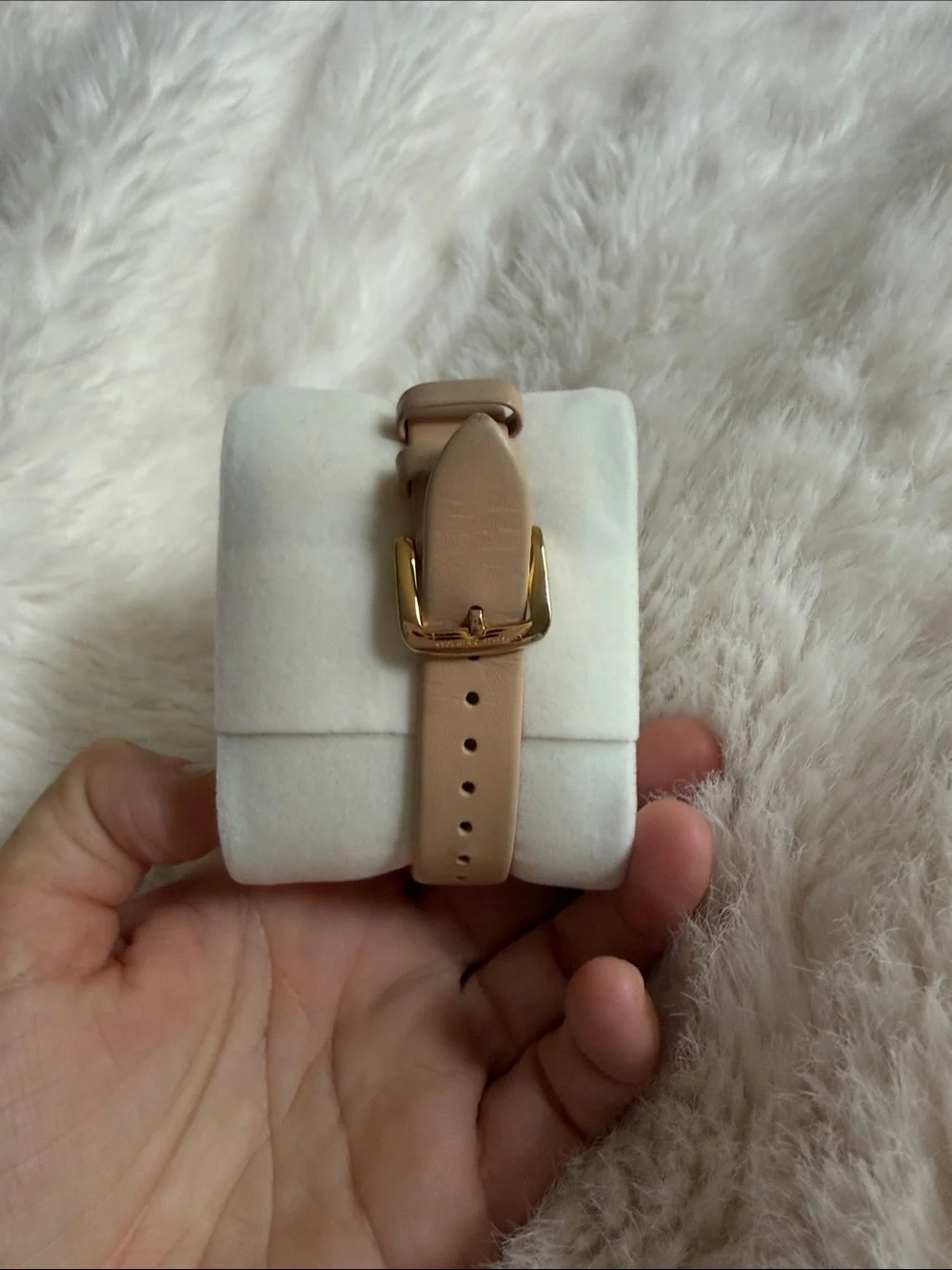 kate spade Leading Lady Watch in Blush and Gold with Wink Dial